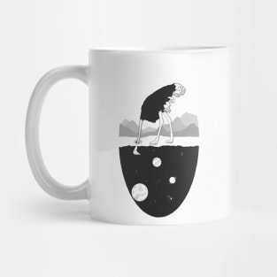 Space Ostrich Mug